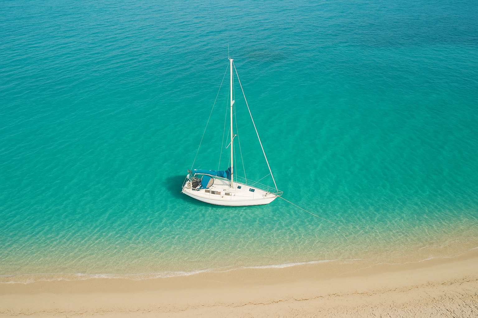 Beautiful tropical scenery with speedboat and island adventures